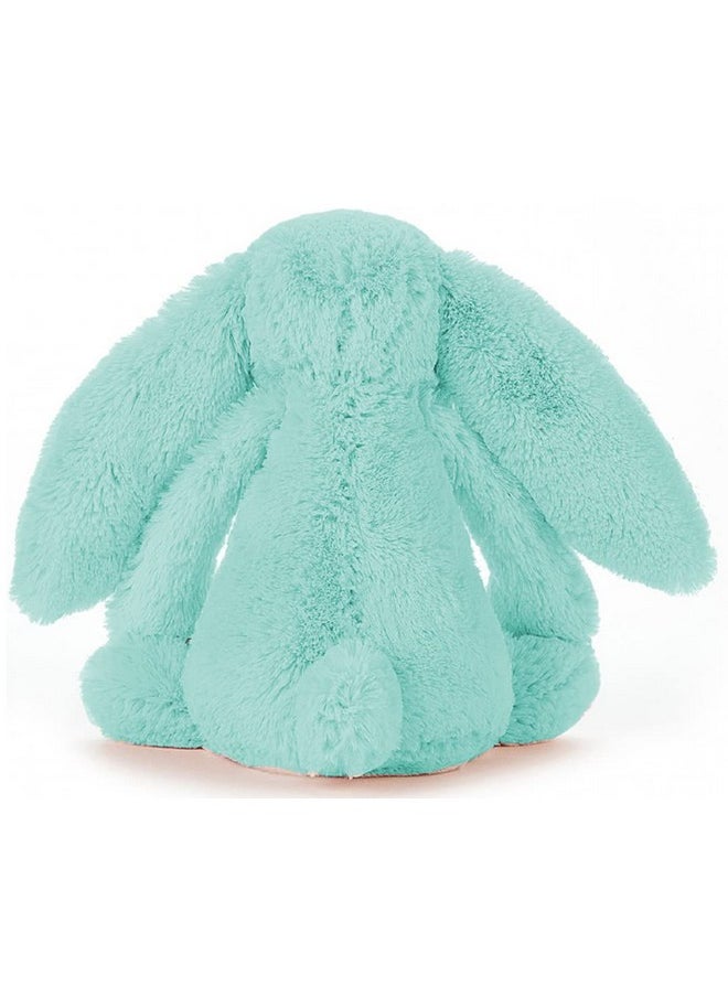 Mirada Cute Turquoise Bunny Soft Toy for Girls/Kids | Huggable Rabbit with Long Ears | Soft Stuffed Plush Animal |- 23cm