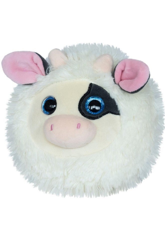 Mirada Cow Face Plush - Lovably Detailed - Quality & Soft Stuffed Animal Toy - Ideal Gift for Kids, Boys, Girls - 14 cm