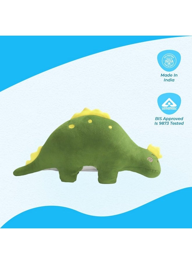 Ultra 16 inch Cute Stegosaurus Fully Stuffed Soft Plush Toy for Kids in Green|Animal Toy Birthday|Anniversary|Christmas|Diwali|Home Décor