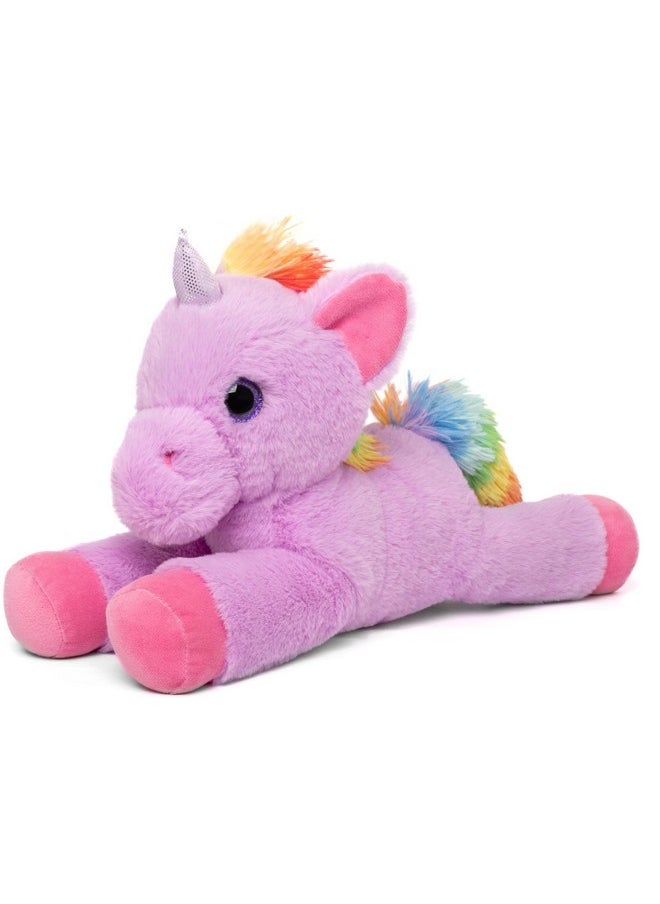 Mirada Floppy Unicorn Soft Toy - Purple | Magical Unicorn Gift for Girls/Kids | Soft and Huggable Unicorn Plush -45 cm