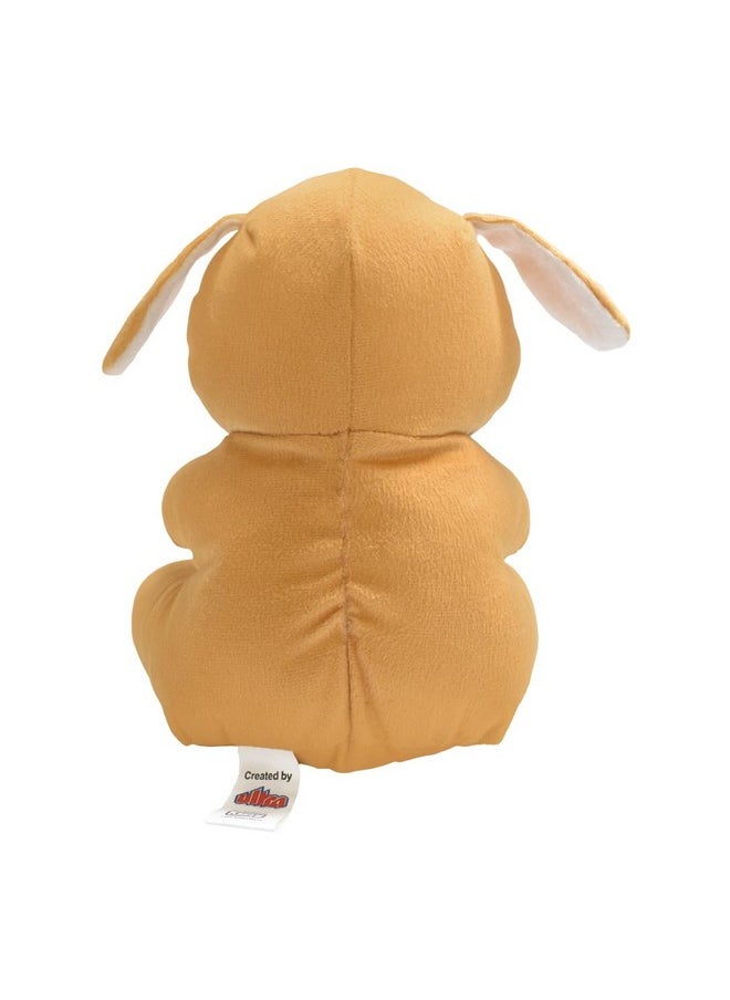 Ultra Cute Adorable Dog Stuffed Animal Soft Toy for Both Kids and Adults Perfect for Gifting on Birthdays Diwali Valentines Ideal for Home and Car Decor (Brown) 7 Inches
