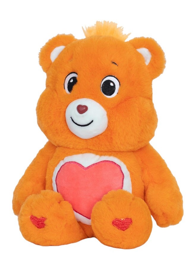 Mirada Care Bears Tenderheart Bear - Orange Plushie Perfect Stuffed Animal, Birthday Gift, Super Soft and Cuddly - Good for Girls and Boys, Collectors - 35cm