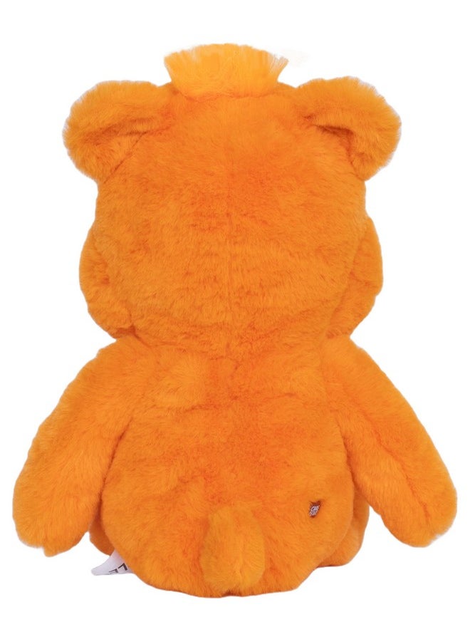 Mirada Care Bears Tenderheart Bear - Orange Plushie Perfect Stuffed Animal, Birthday Gift, Super Soft and Cuddly - Good for Girls and Boys, Collectors - 35cm