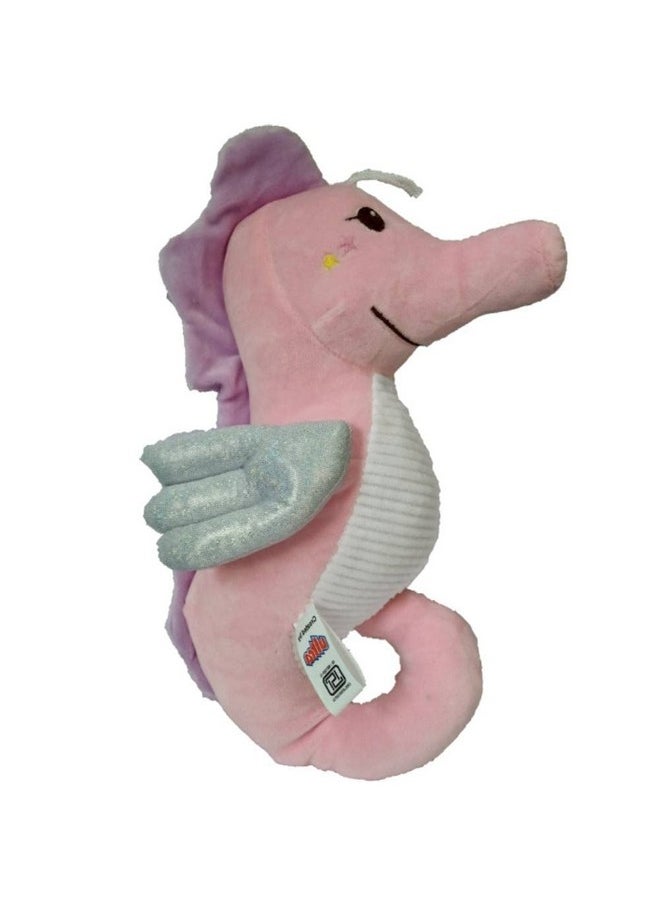 Ultra Soothe & Glow Seahorse, Pink, Plush Toy with Music, Ocean Sounds and Lights for Baby