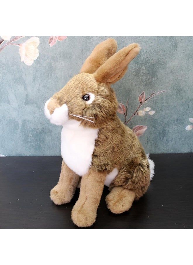 Tickles Cute Rabbit Soft Stuffed Plush Animal Toy for Kids Boys & Girls Birthday Gift (Color: Brown Size: 30 cm)