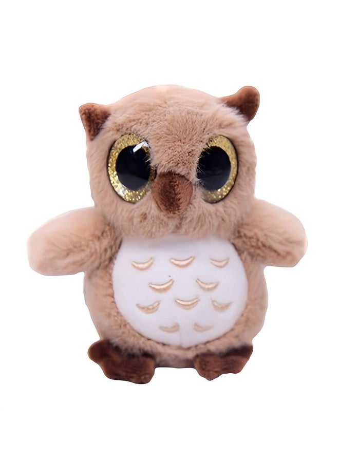 Cute Owl Soft Stuffed Plush Animal Toy For Kids Girls & Boys Children Birthday Gifts (Color: Brown Size: 20 Cm)