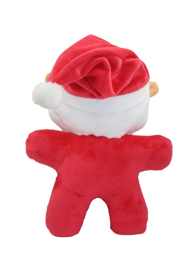 Tickles Santa Claus Soft Stuffed Plush Toy for Kids Boys & Girls, Christmas Day (Size: 25 cm, Color: Red)