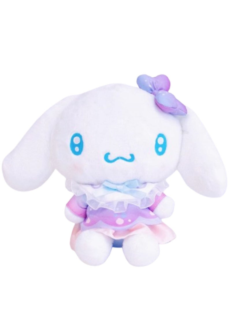 Sanrio Plush Toy - Cinnamoroll With Dress 9 Inch.