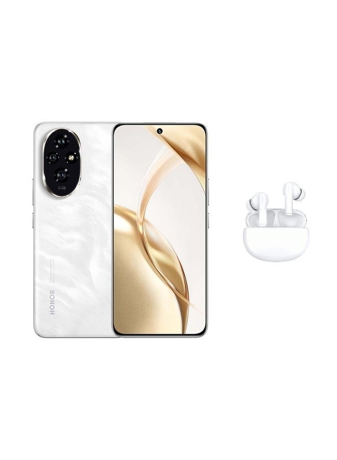 200 Dual SIM Moonlight White 12GB 512GB 5G With Honor Choice Earbuds X5