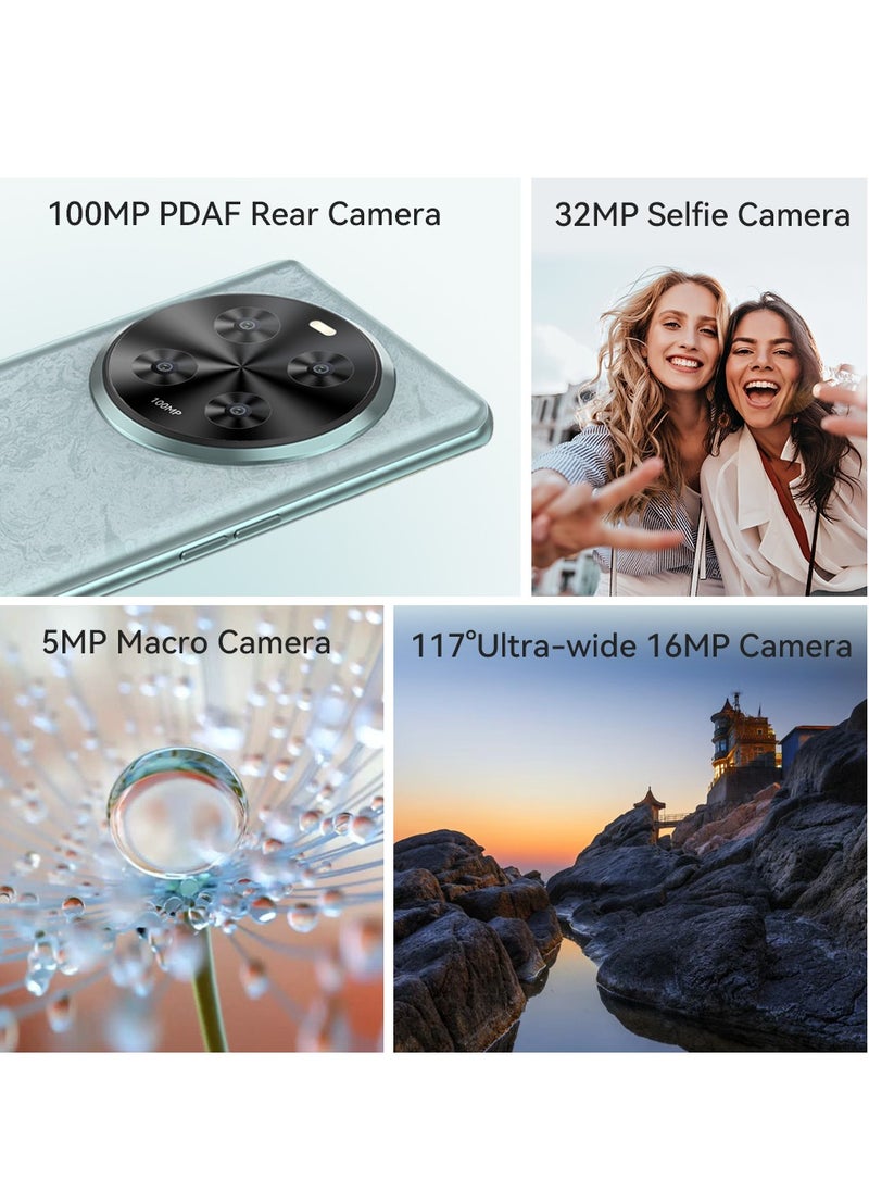 HAFURY Meet Smartphone 24GB + 256GB/1TB, Mobile Phone, Android 13 G99, 6.67 Inch AMOLED Display (120Hz), 100MP, 5100mAh, Simlock-Free Mobile Phone 4G Dual