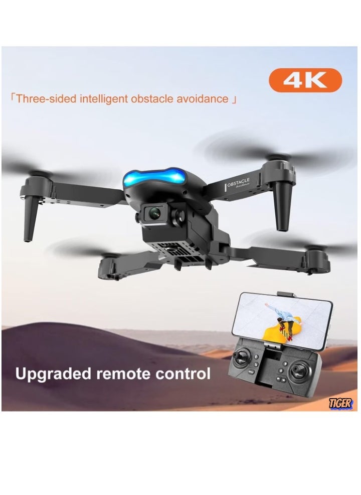 E99 Drone with Dual Camera – Foldable Remote Control Aircraft for Adults, WiFi FPV Live Video, HD Aerial Photography, Easy to Fly, Compact Design, Perfect for Beginners and Experienced Pilots