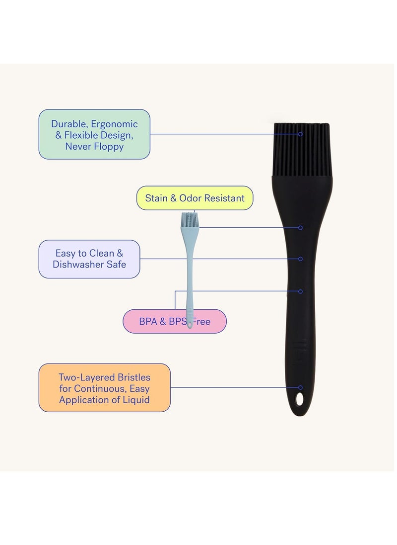 GIR: Get It Right Premium Silicone Basting Brush, Grill, Red