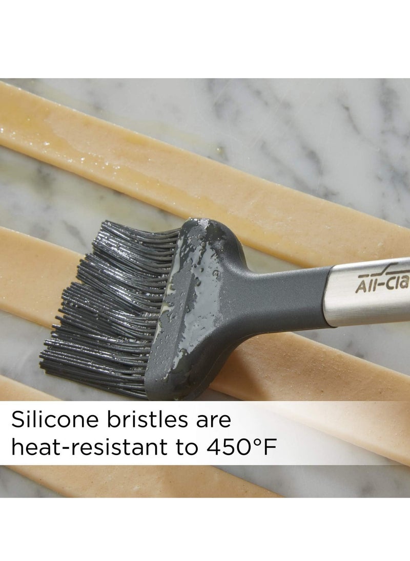 All-Clad Specialty Silicone Kitchen Gadgets Pastry Brush Kitchen Tools, Kitchen Hacks Silver