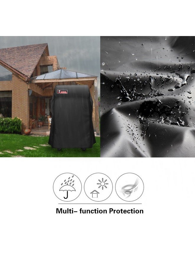 Kingkong 7105 Premium Cover for Weber 210 Series Gas Grills with Both Collapsed (Not Fit for Spirit II E-210), Black