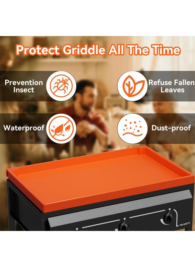 Griddle Mat for Blackstone, 36 Inch Griddle Cover for Blackstone Upgraded Edge-Full Cover Silicone Around Grill Mat and Grease Cup, Suitable for Grill 36