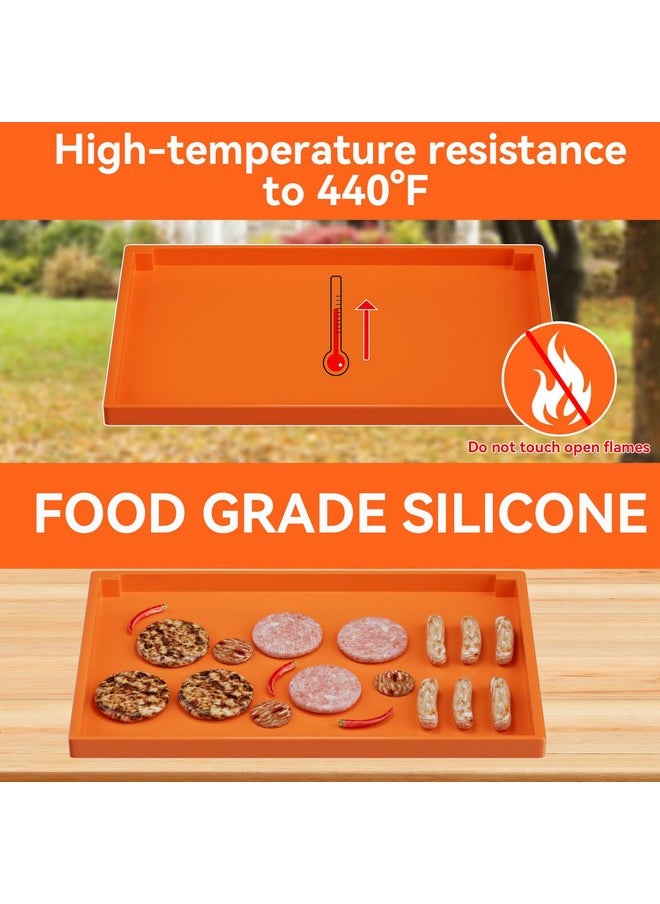 Griddle Mat for Blackstone, 36 Inch Griddle Cover for Blackstone Upgraded Edge-Full Cover Silicone Around Grill Mat and Grease Cup, Suitable for Grill 36