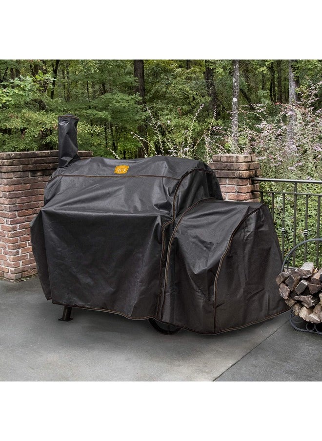 Oklahoma Joe’s Highland Offset Smoker Cover, Black