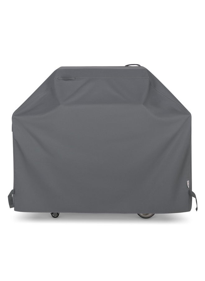 Unicook Grill Cover for Outdoor Grill, 60 Inch BBQ Cover, Heavy Duty Waterproof, Fade Resistant, Weather Resistant, Anti-Rip, Gas Grill Cover Compatible with Weber, Char-Broil, Nexgrill, etc. Grey