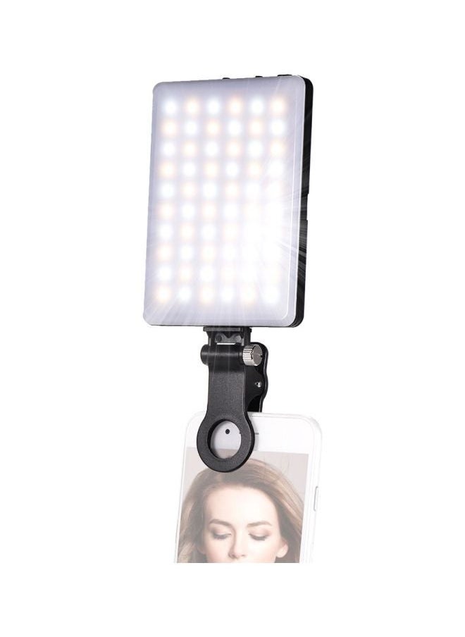 Mini Clip-On Mobile Phone LED Light Black