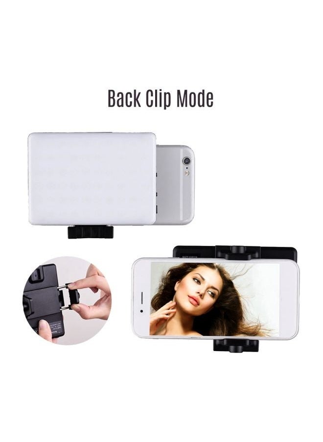 Mini Clip-On Mobile Phone LED Light Black