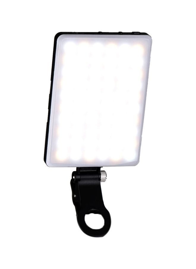 Mini Clip-On Mobile Phone LED Light Black