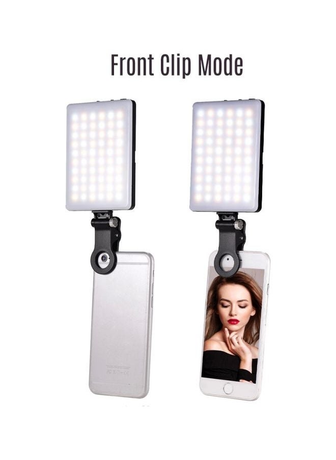 Mini Clip-On Mobile Phone LED Light Black