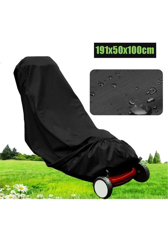 Premium Lawn Mower Cover with Drawstring Heavy Duty 600D Marine Grade Fabric. Universal Fit Push Mower Cover. Protects Against Water, UV, Dust, Dirt, Wind for Outdoor Protection. Lawn Mower Accessories