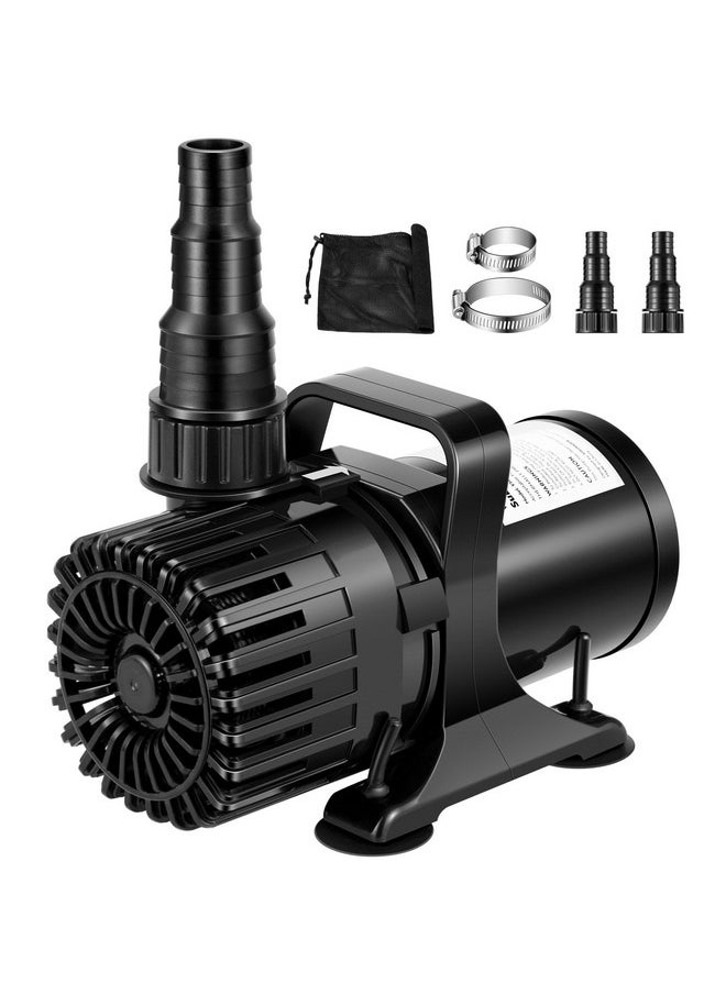 VIVOHOME 100W 1800GPH Submersible Water Pump with 180° Adjustable Water Outlet, 13.8ft High Lift for Waterfall Fountains Fish Tank Pond