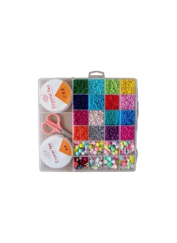 Beads Craft Kit Seed Beads For Jewelry Bracelet Making