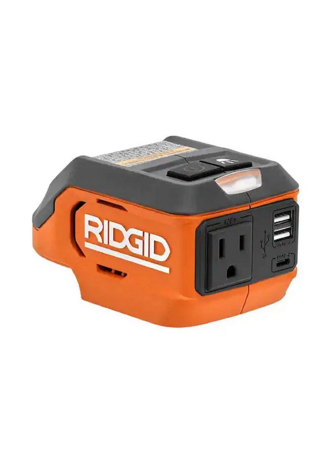 RIDGID 18V 175 Watt Power Inverter Car Boat Home Office