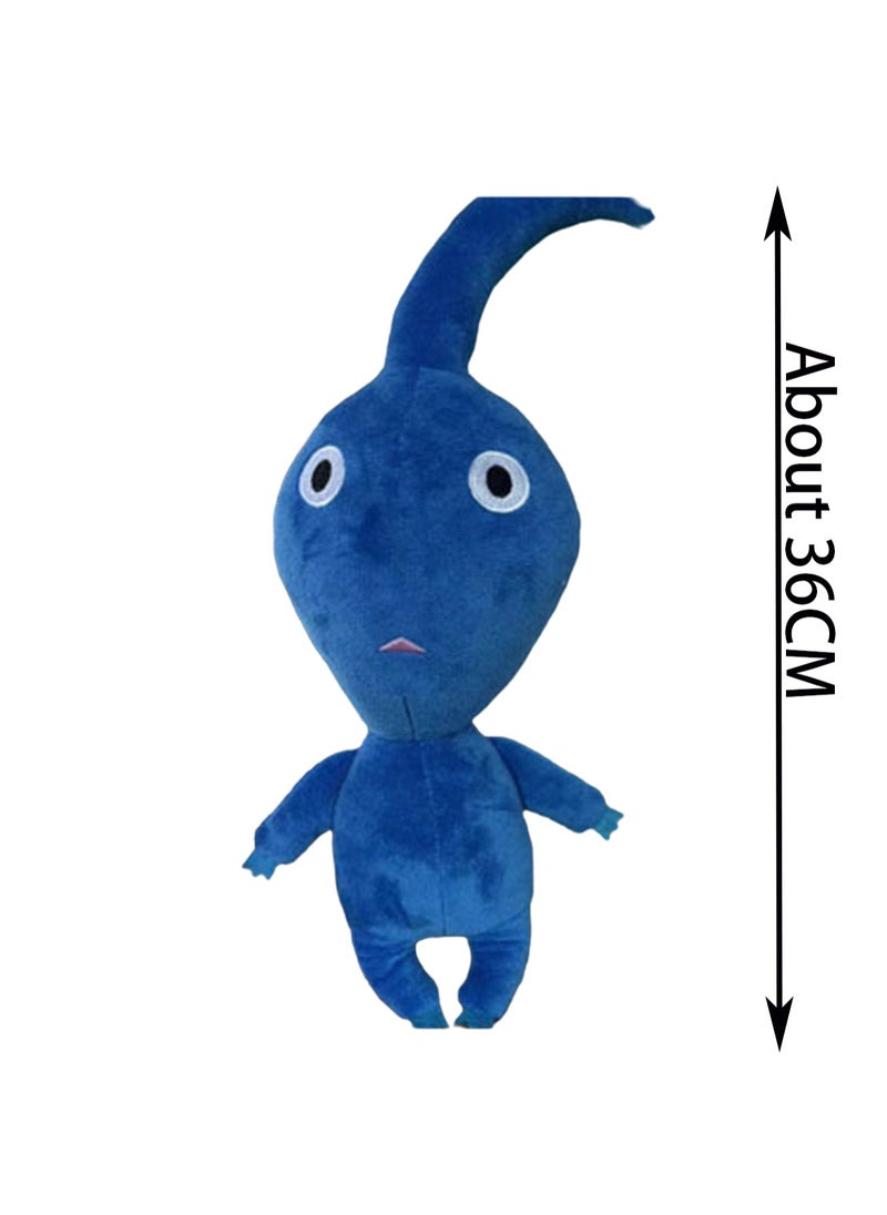 36cm Pikmin Blue Plush Toy Plush Ice Pikmin All Star Doll Cartoon Children Plush Doll Suitable For Boys Girls Gift