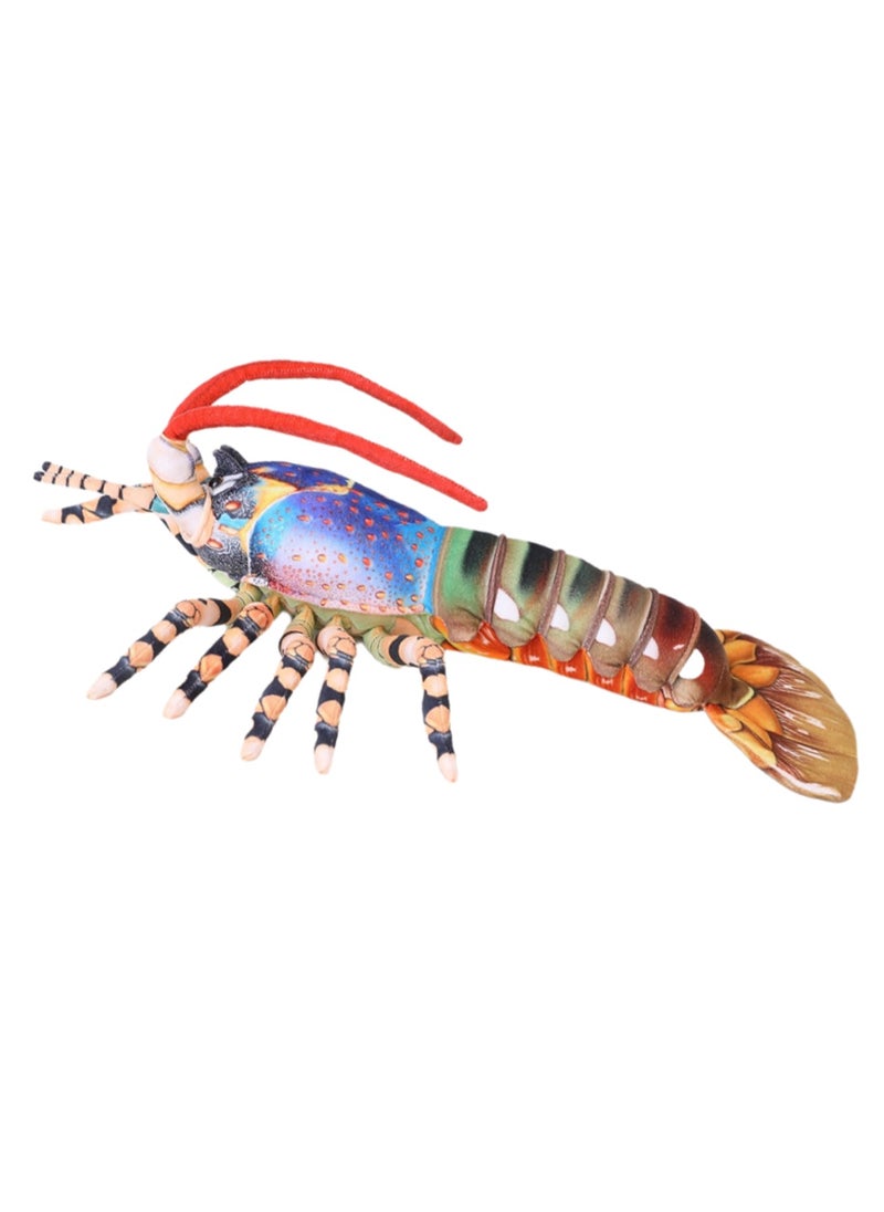 60cm Blue Lobster Plush Toy Simulation Marine Life Australian Lobster Doll Children'S Plush Doll Suitable For Boys And Girls Gifts