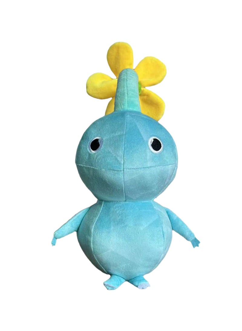 36cm Pikmin Gradient Blue Plush Toy Plush Ice Pikmin All Star Doll Cartoon Children'S Plush Doll Suitable For Boys And Girls Gifts