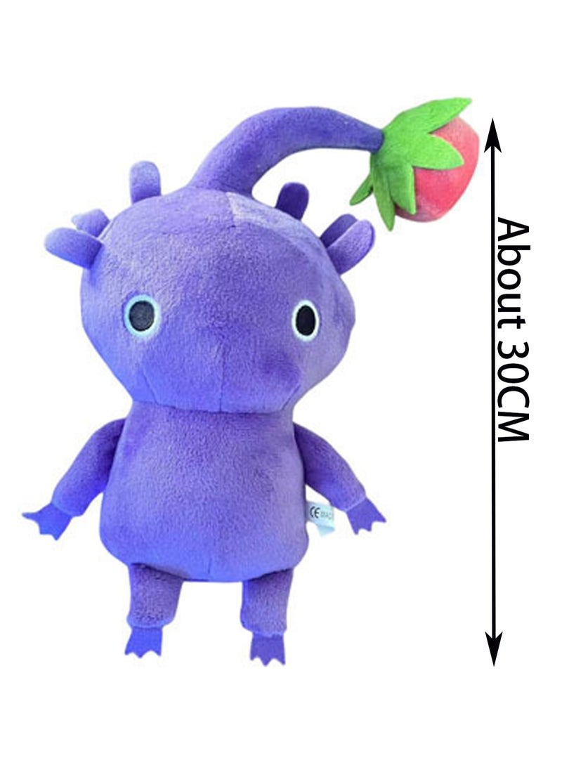 30cm Pikmin Purple Plush Toy Plush Ice Pikmin All Star Doll Cartoon Children Plush Doll Suitable For Boys Girls Gift