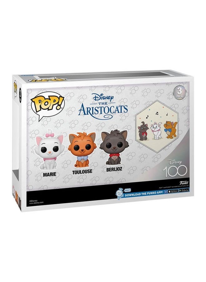 Funko Pop! Disney The Aristocats 3-Pack (Flocked) Special Edition Exclusive