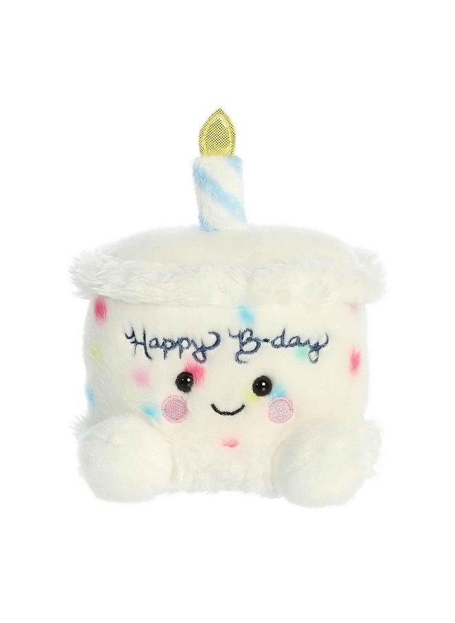 Aurora® Adorable Palm Pals™ Happy B'day Cake Stuffed Animal - Pocket-Sized Play - Collectable Fun - White 5 Inches