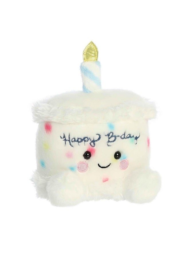 Aurora® Adorable Palm Pals™ Happy B'day Cake Stuffed Animal - Pocket-Sized Play - Collectable Fun - White 5 Inches