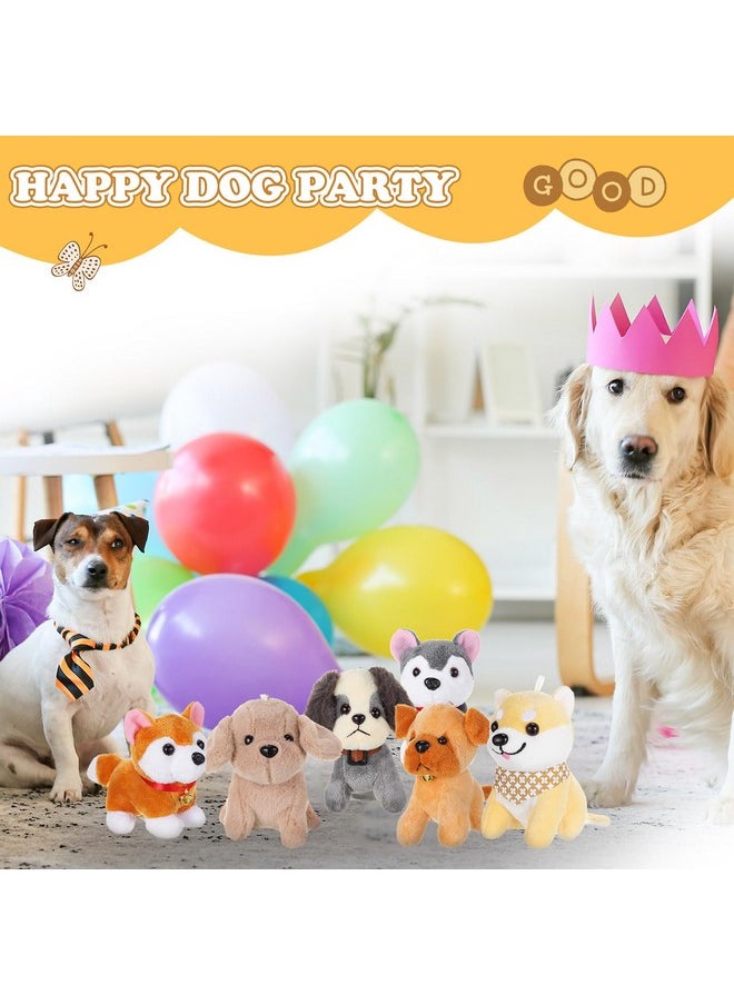 Aoriher 18 Pcs Mini Plush Dog Bulk Puppy Stuffed Animals Small Stuffed Dogs Cute Assorted Soft Plush Dog Puppy Toys Doll for Hers Puppy Birthday Party Favor Gift(Cute Dog)