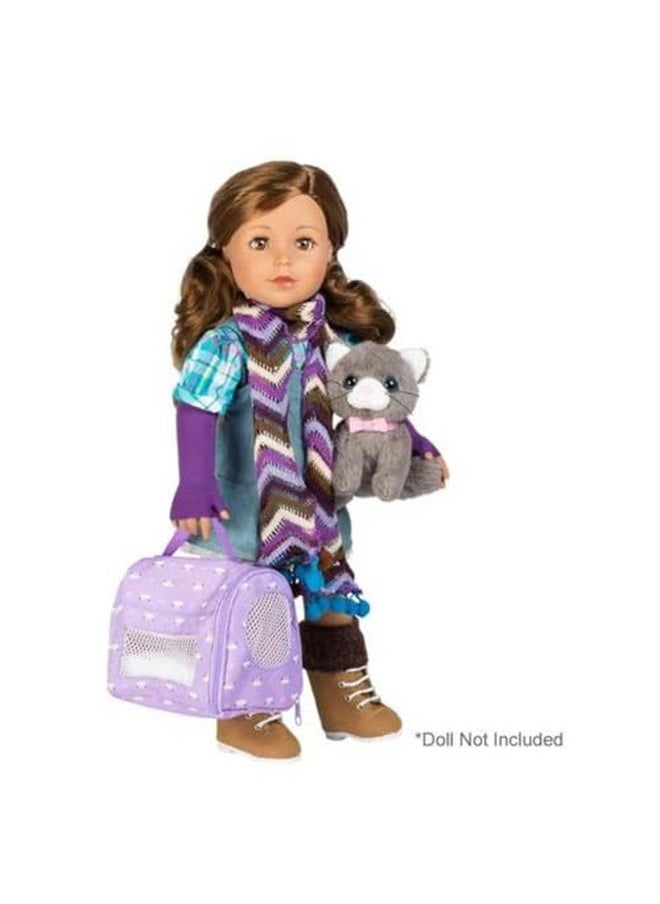 Adora Amazon Exclusive Amazing Pets - Soft and Cuddly Plush Pet for Amazing Girls Collection, Doll Accessory Set, Birthday Gift For Ages 6+ - Misty the Grey Kitty