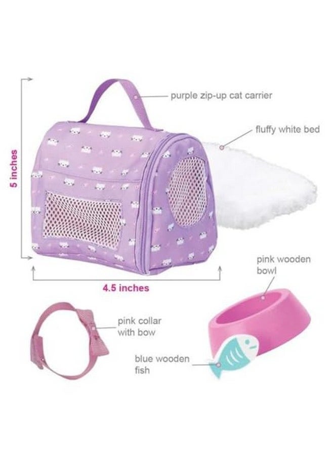 Adora Amazon Exclusive Amazing Pets - Soft and Cuddly Plush Pet for Amazing Girls Collection, Doll Accessory Set, Birthday Gift For Ages 6+ - Misty the Grey Kitty