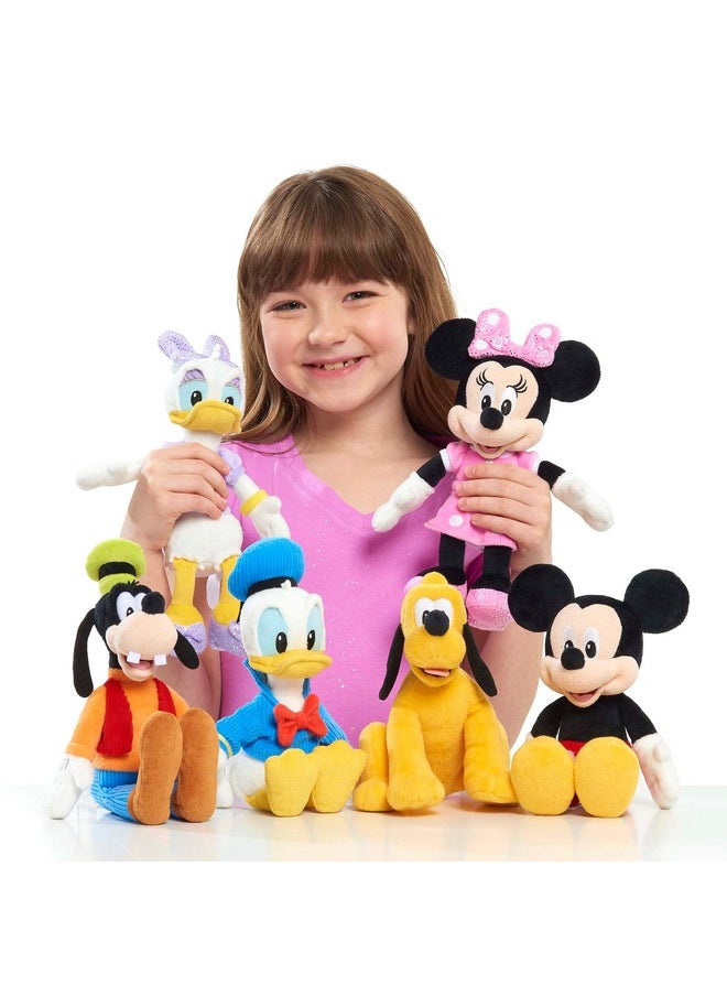 Junior Mickey Mouse And Minnie Mouse Beanbag Plushie 2-Pack, Stuffed Animals