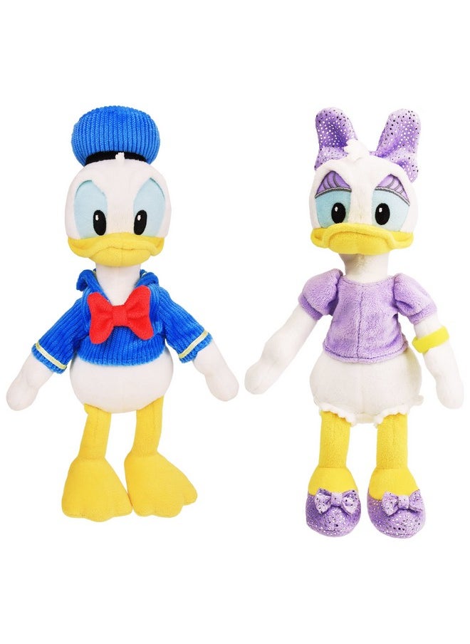 Junior Mickey Mouse And Minnie Mouse Beanbag Plushie 2-Pack, Stuffed Animals