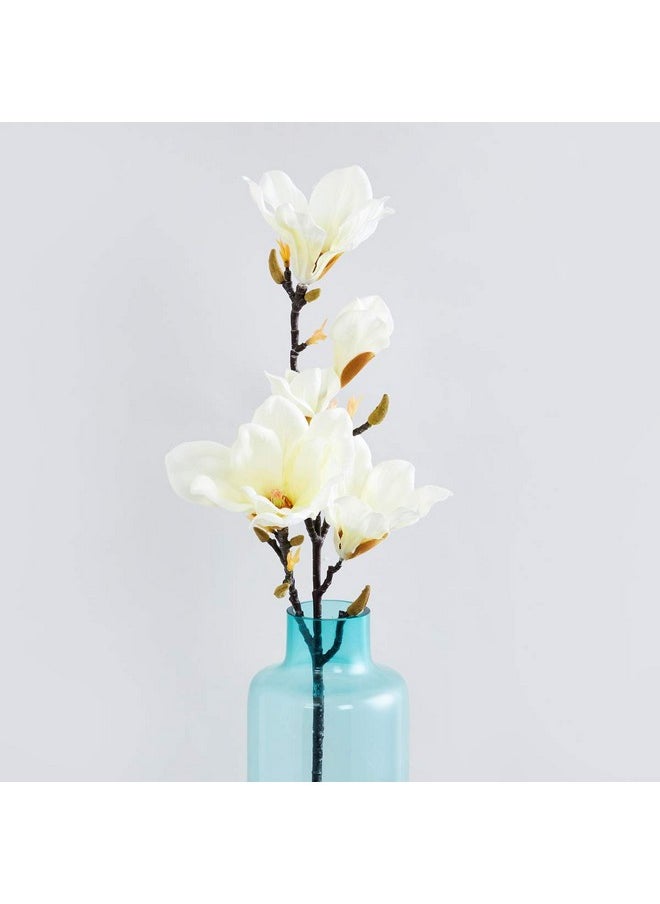 Home Centre Artificial Magnolia Flower (White, 1 Piece)