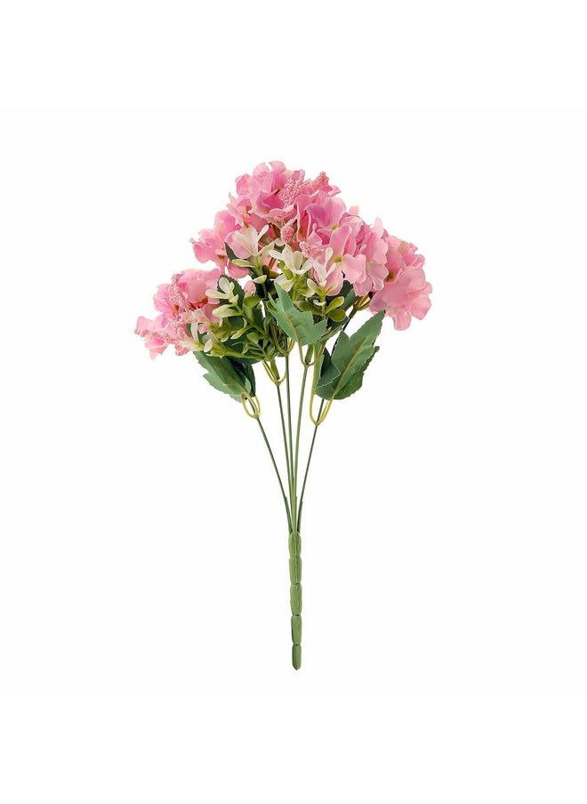SATYAM KRAFT 1 Pcs Artificial French Fake Flowers Sticks Bunch Decorative Items for Home, Living Room Table, Diwali Decoration (Without Vase Pot) (Pink, Pack of 1)