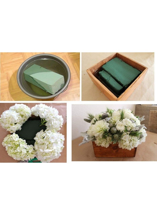 TIED RIBBONS Artificial Flower Foam Brick (Green, Set of 6) ,Artificial Flora