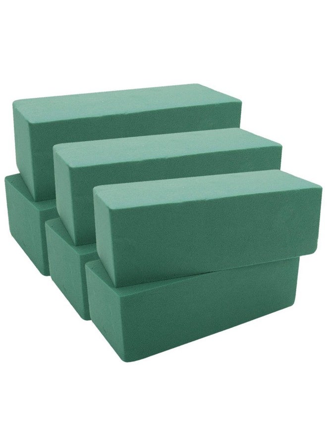 TIED RIBBONS Artificial Flower Foam Brick (Green, Set of 6) ,Artificial Flora