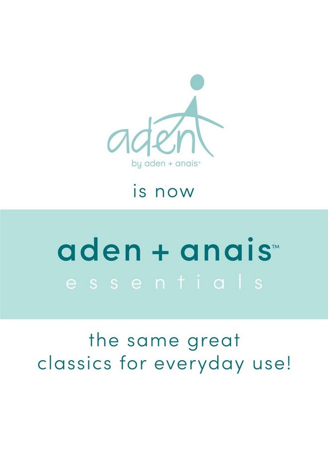 aden + anais Essentials Muslin Swaddle Blankets for Baby Girls and Boys, Newborn Receiving Blanket for Swaddling, 100% Cotton Baby Swaddle Wrap, 4 Pack, Floral, Briar Rose