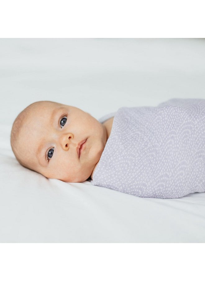 aden + anais Essentials Swaddle Blanket, Muslin Blankets for Girls & Boys, Baby Receiving Swaddles, Newborn Gifts, Infant Shower Items, Toddler Gift, Wearable Swaddling Set, 4 Pack, Damsel