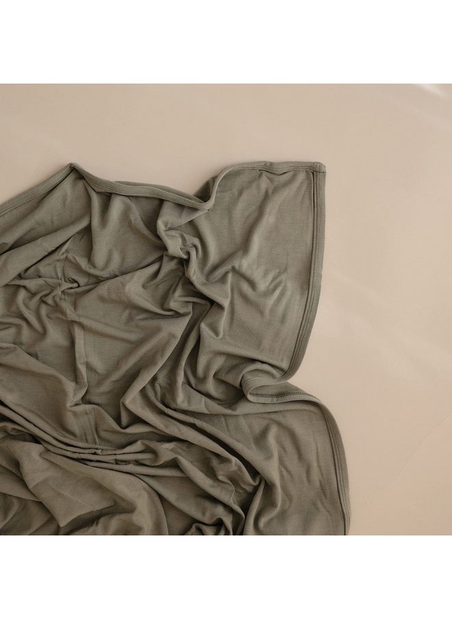 mushie Stretchy Baby Swaddle Blanket | Extra Soft & Snug Fit | 47