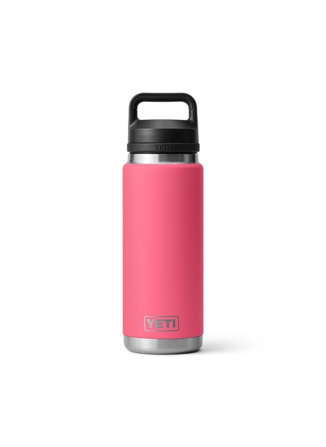 YETI Rambler 26 oz Bottle, Vacuum Insulated, Stainless Steel with Chug Cap, Tropical Pink